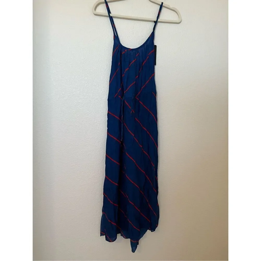Chaser Swim Cross Back Midi Cover Up NEW